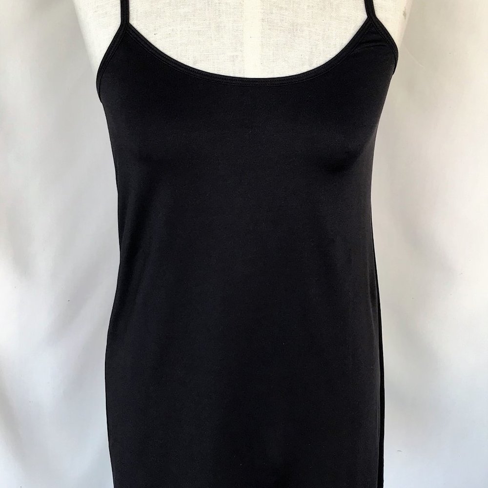 TRINA TURK Tank Top Cami 4 Adjustable Straps Black